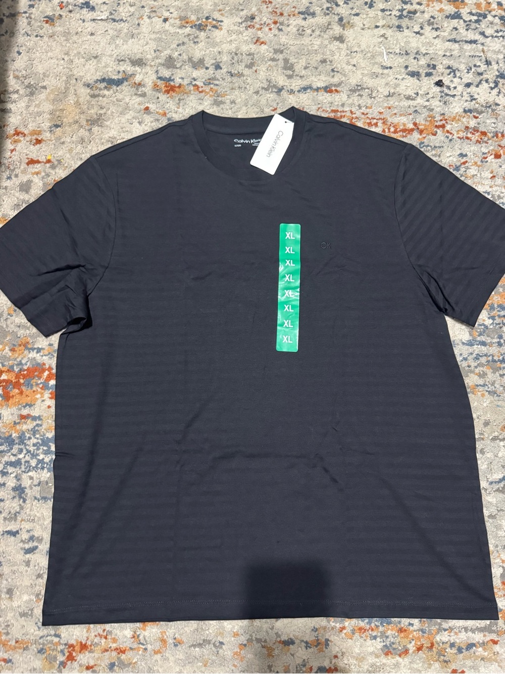 Calvin Klein Men's Black Short-Sleeve Crewneck T-Shirt